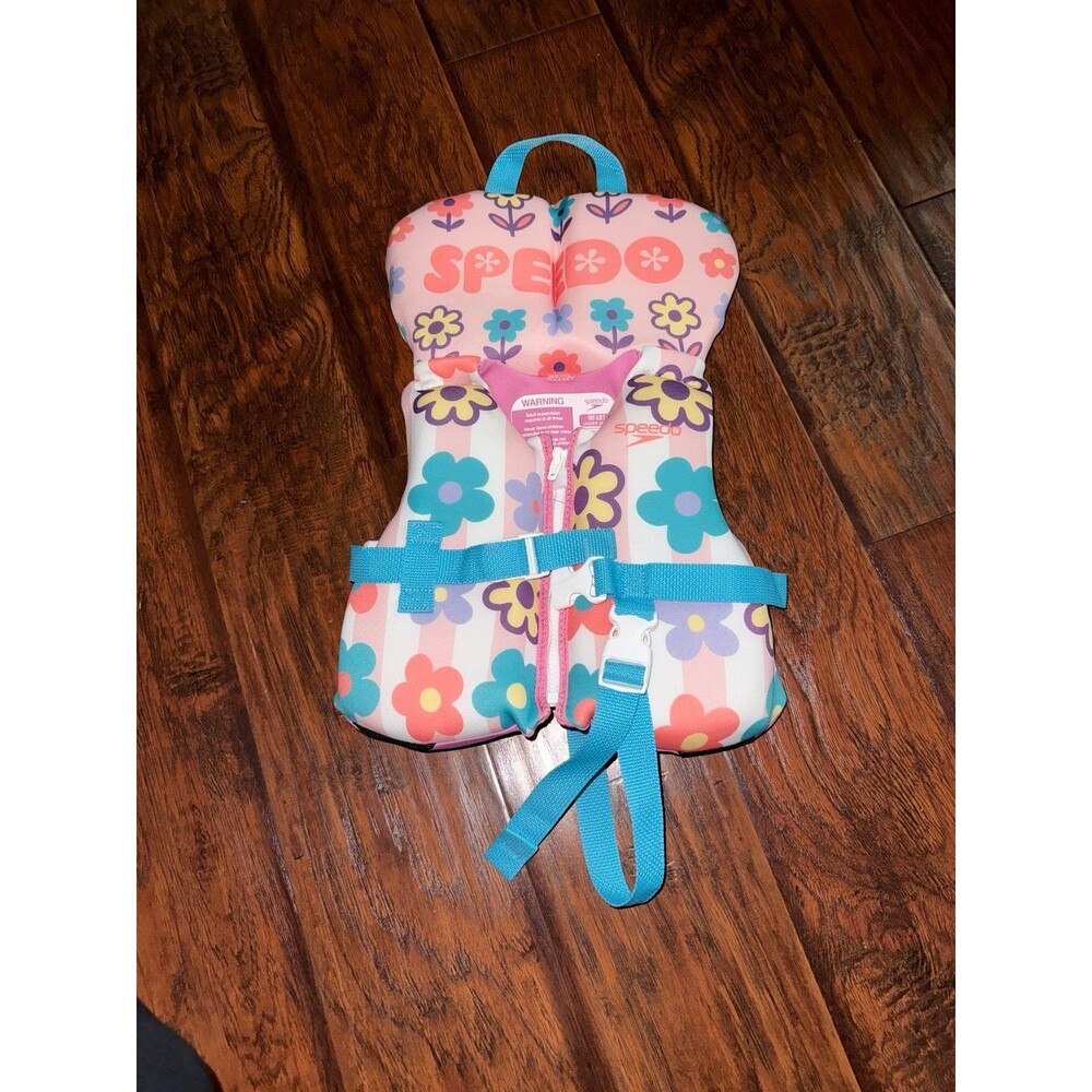 Speedo Infant Unicorn Flower Fields Kids' Life Jacket Vest - Pink Youth Jacket